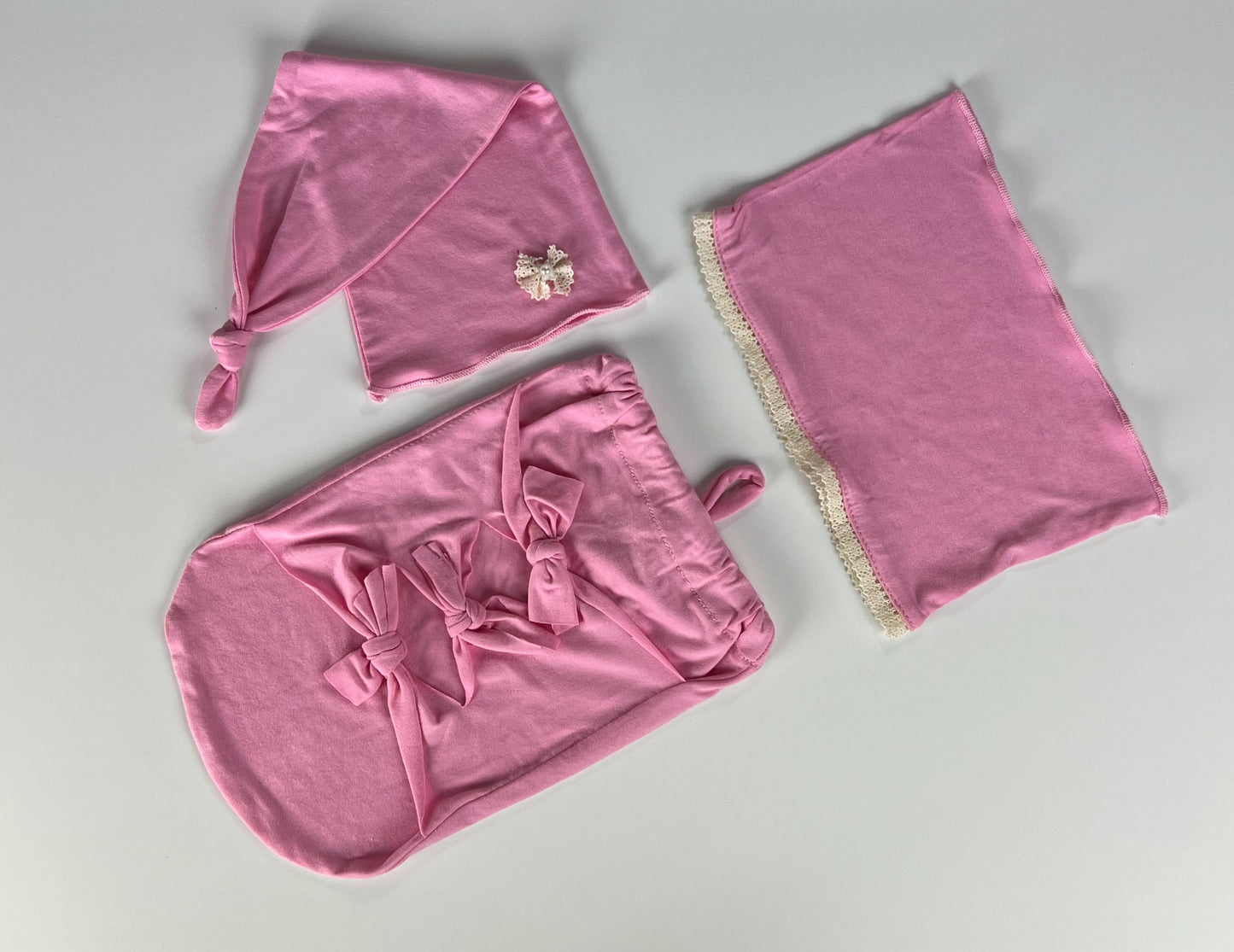 Swaddle Sack Set - Smooth - Pink