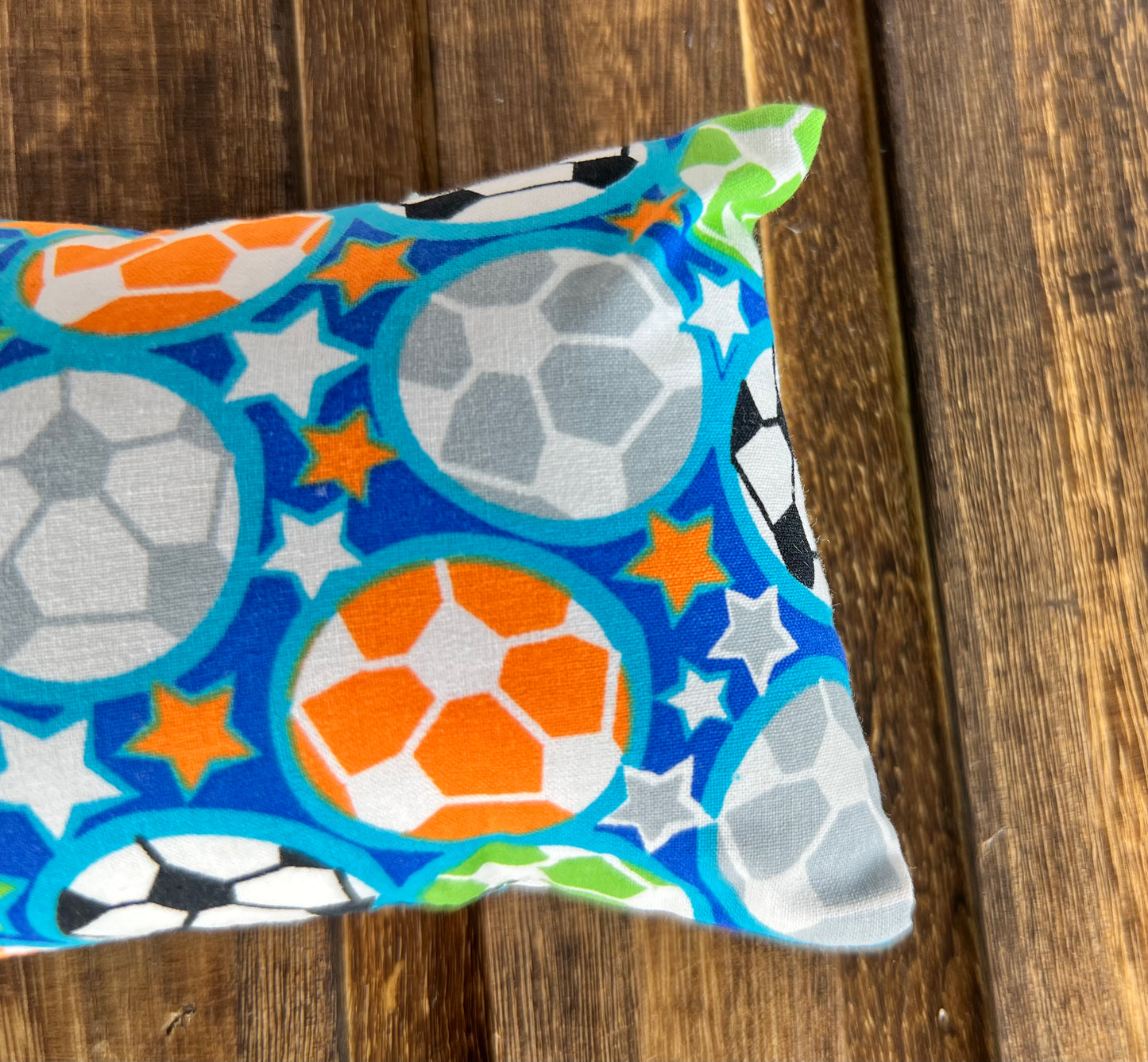 Mini Pillow with Cover - Multicolor - Soccer