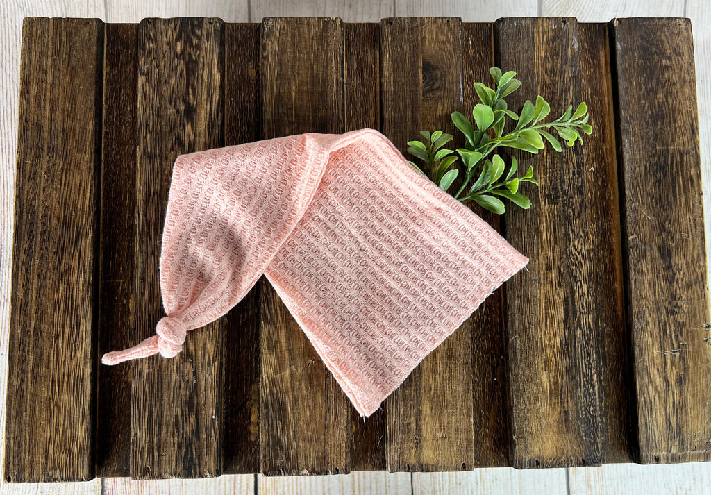 Footed Pajamas - Perforated - Light Salmon