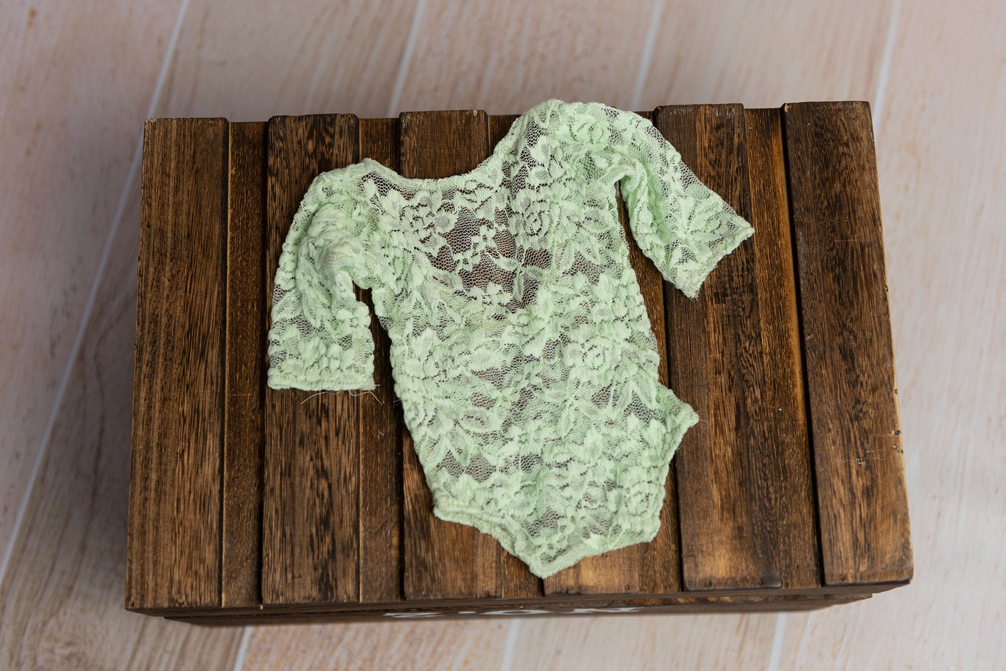 Lace Bodysuit - Mint - Model 1