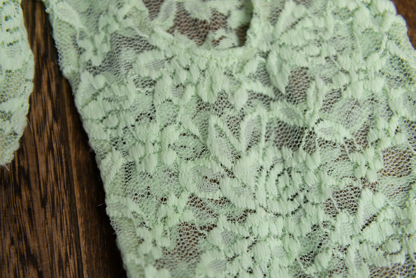 Lace Bodysuit - Mint - Model 1
