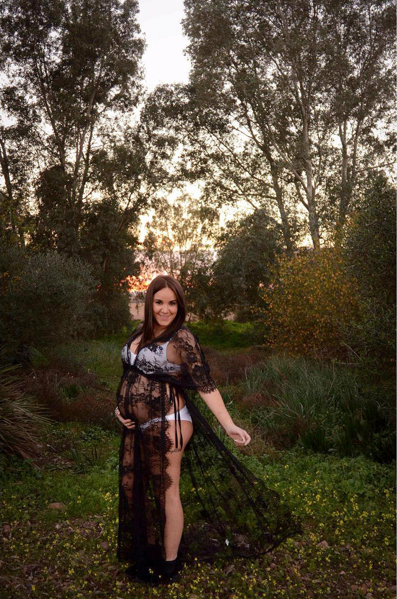 Lace Maternity Dress-Newborn Photography Props