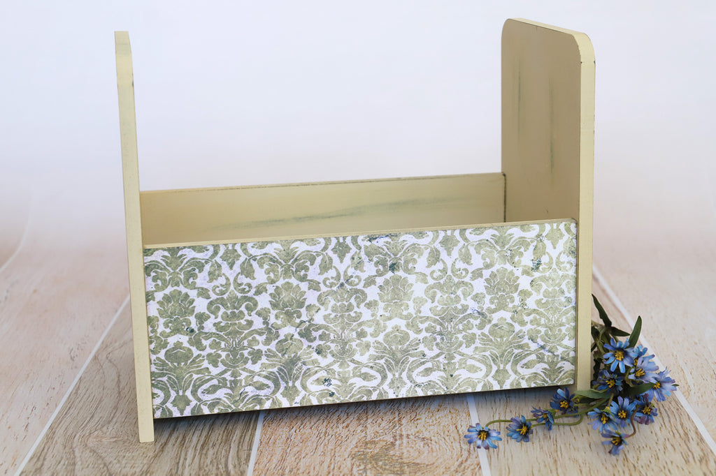 Vintage Crib - Straight - Cream Printed Side