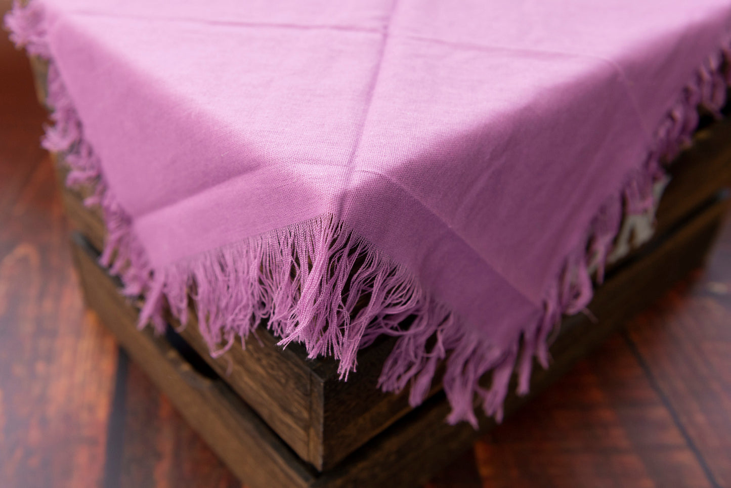 Linen Blanket - Mauve