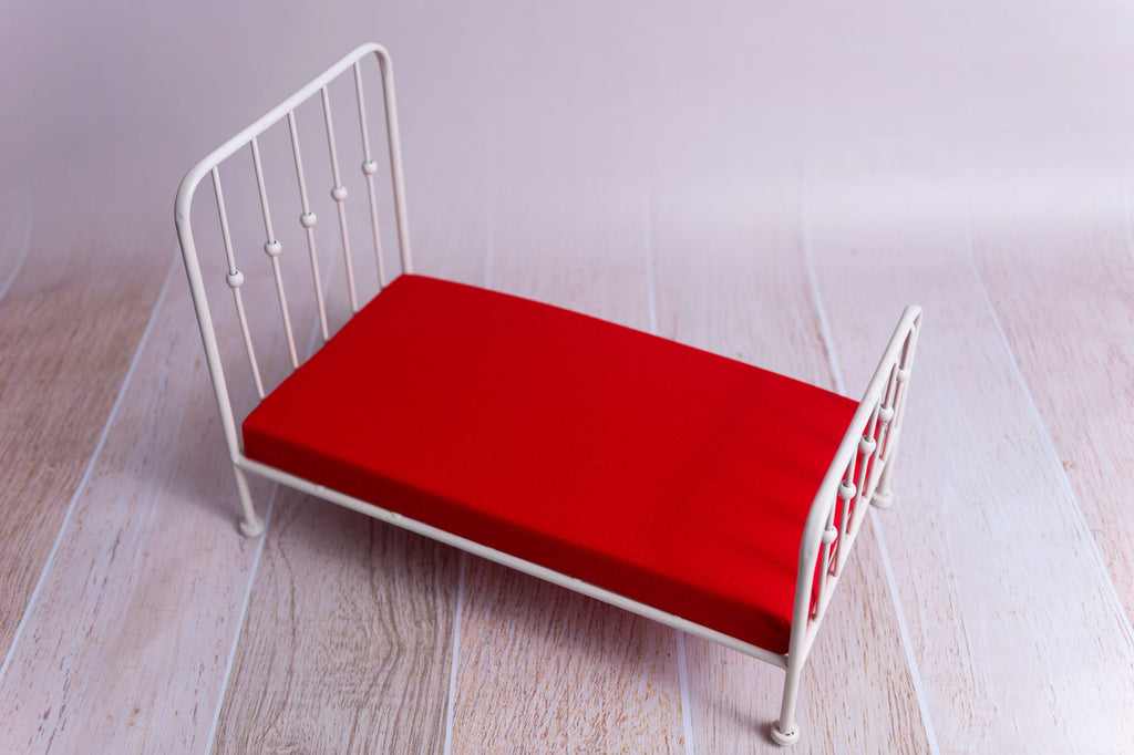 Mattress with Cover - Textured - Red