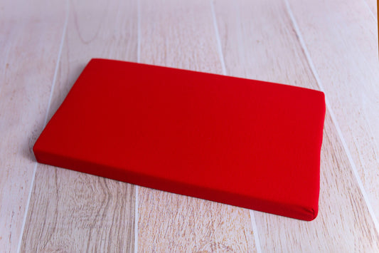 Mattress with Cover - Textured - Red