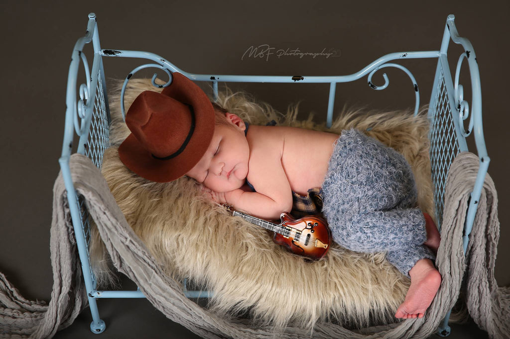 Vintage Bed - Blue Model 3