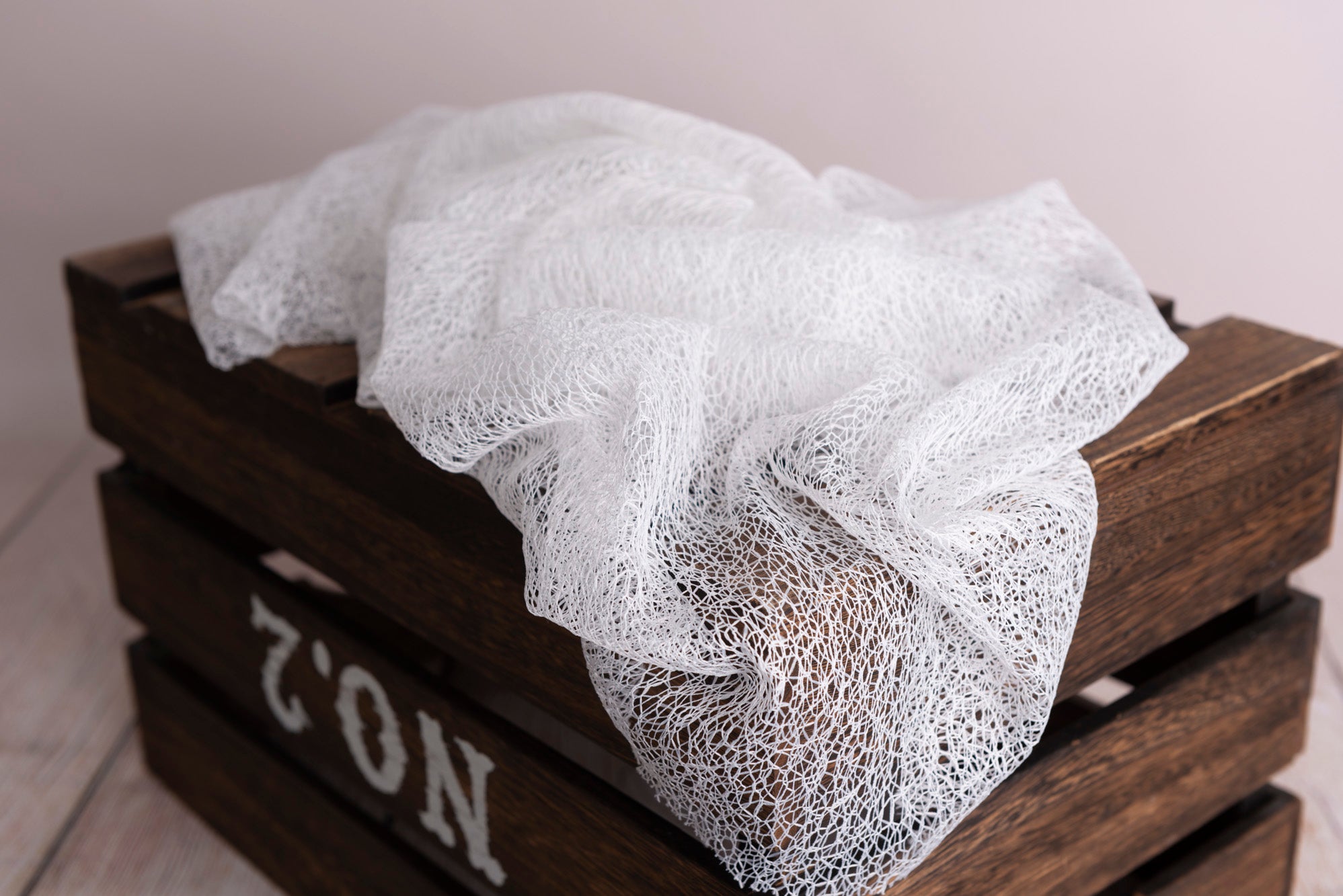 Mesh Lace Baby Wrap - White