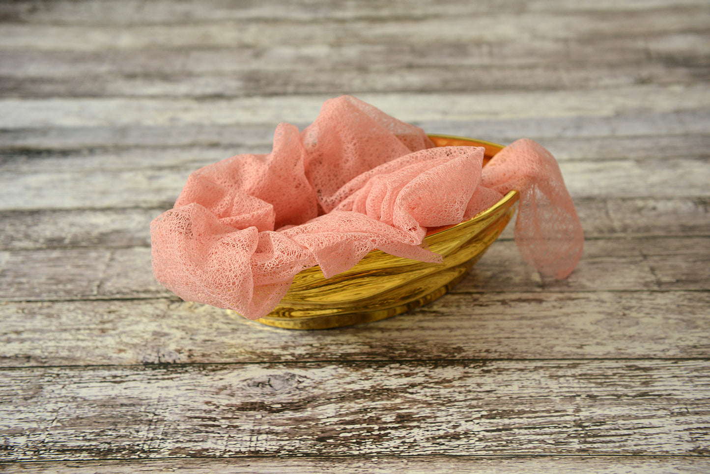 Mesh Lace Baby Wrap - Salmon Pink-Newborn Photography Props