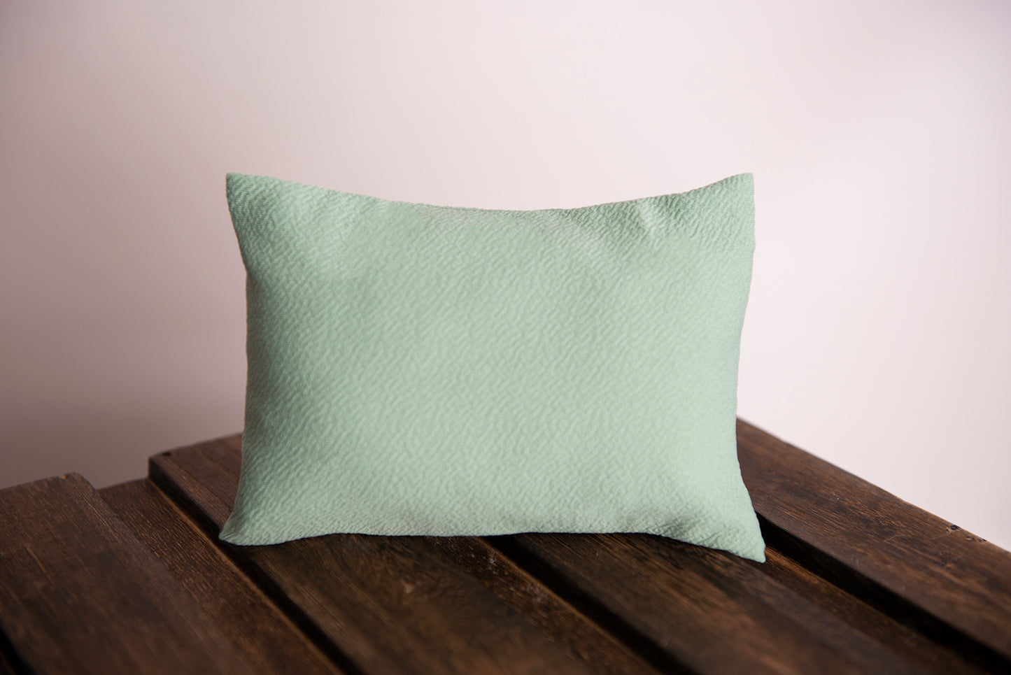 Mini Pillow with Cover - Textured - Light Olive