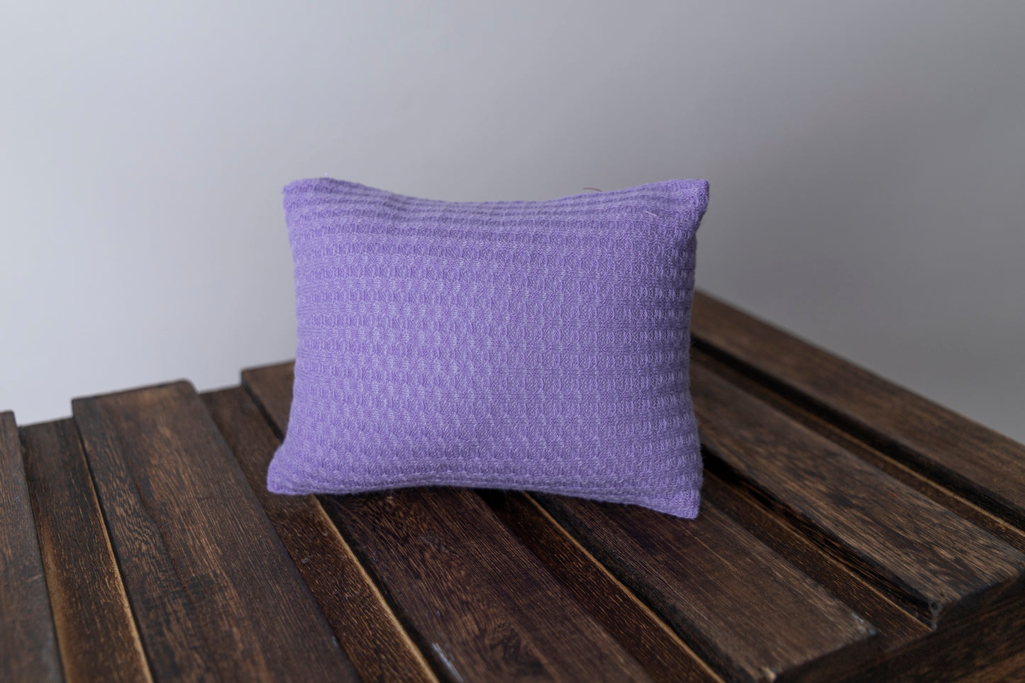 Mini Pillow with Cover - Perforated - Dusty Lavender