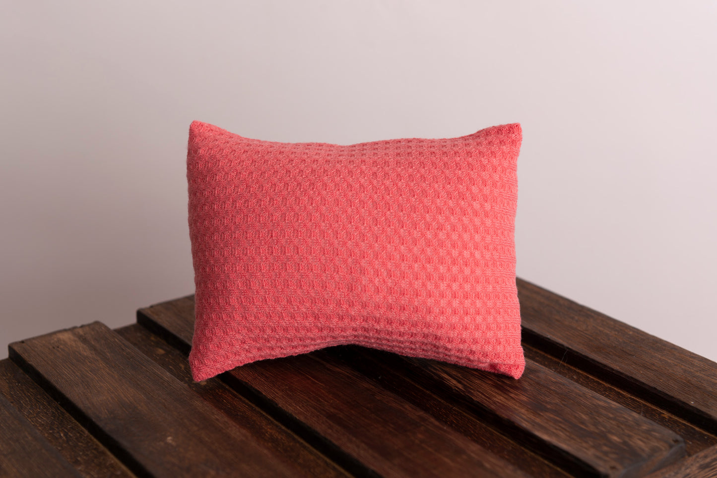 Mini Pillow with Cover - Perforated - Coral