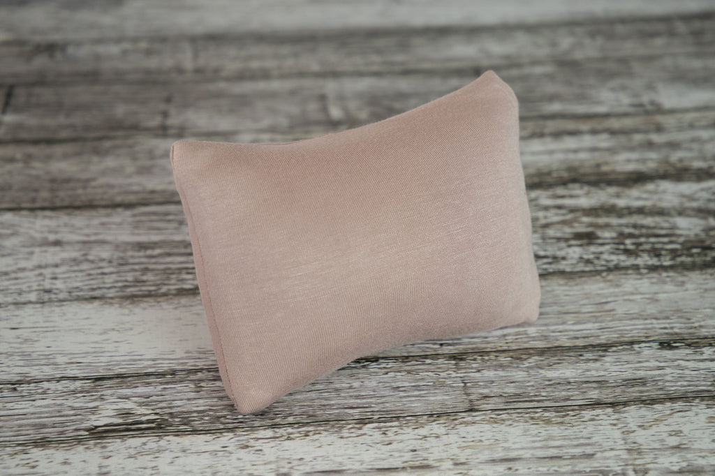 Mini Pillow with Cover - Smooth-Taupe (AS IS ITEM)