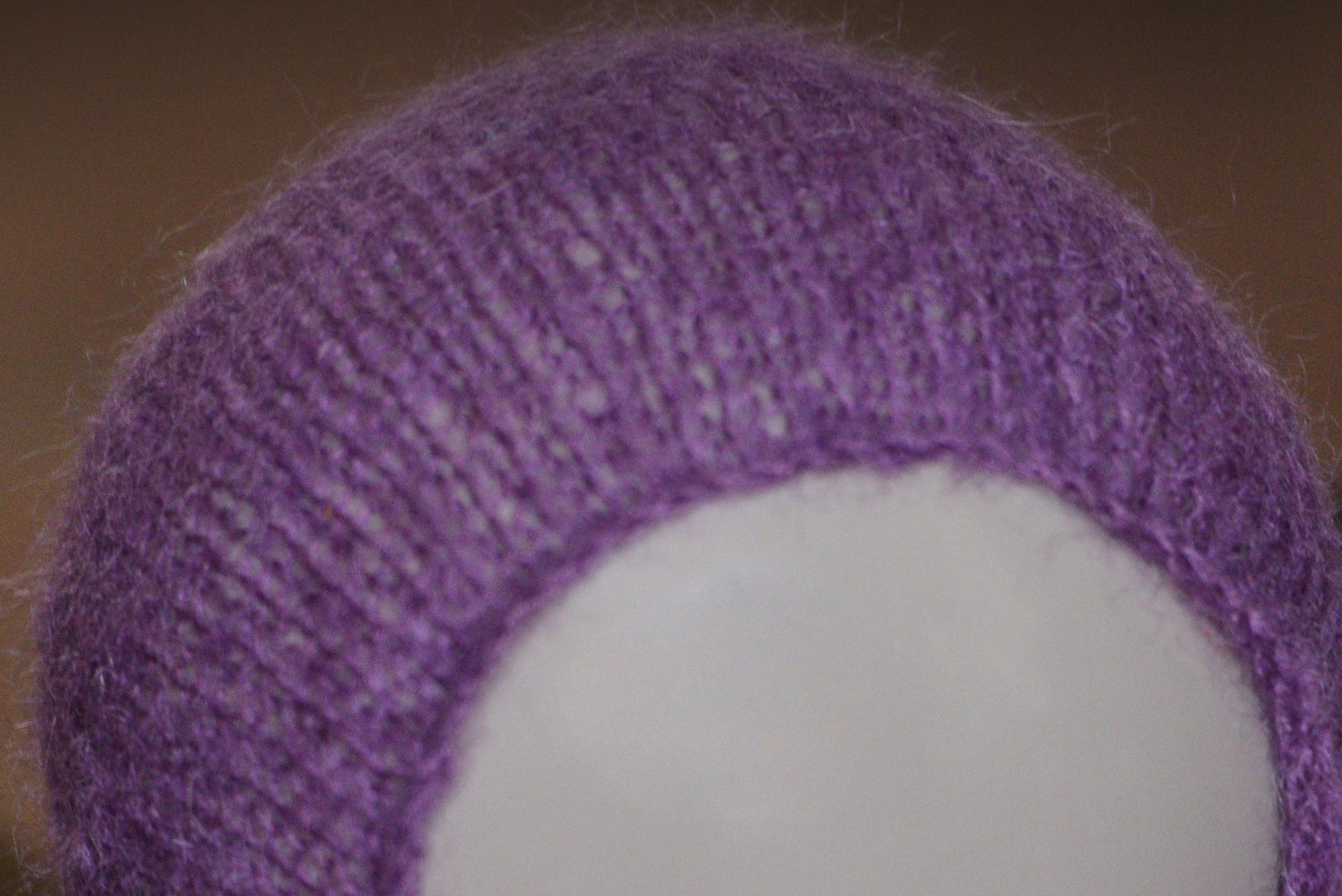 Mohair Bonnet - Violet-Newborn Photography Props