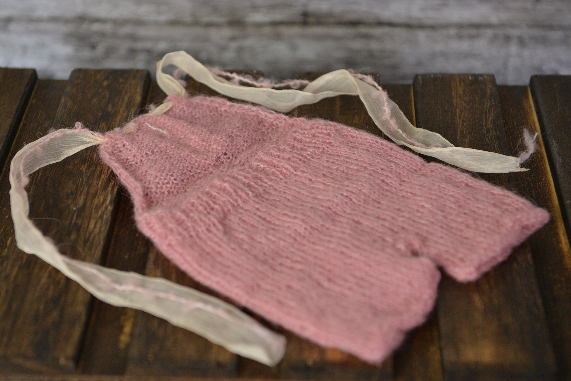 Mohair Romper for newborn girl