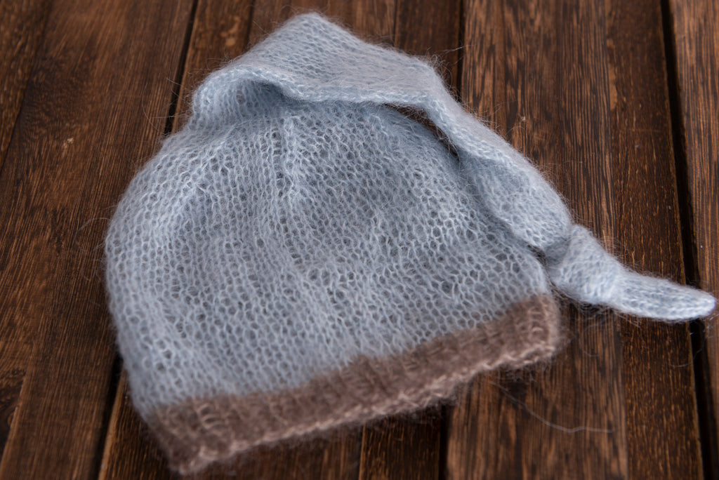 Mohair Sleeping Hat - Cloud