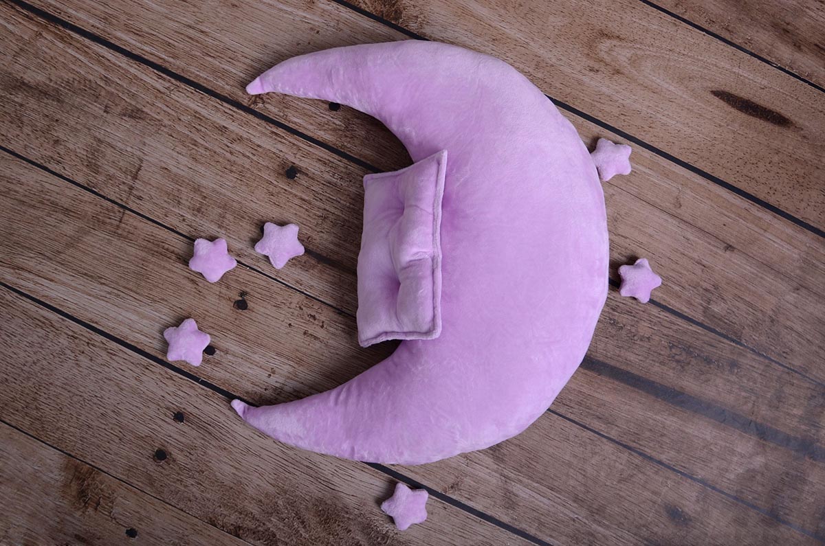 Moon Pillow Set - Lilac