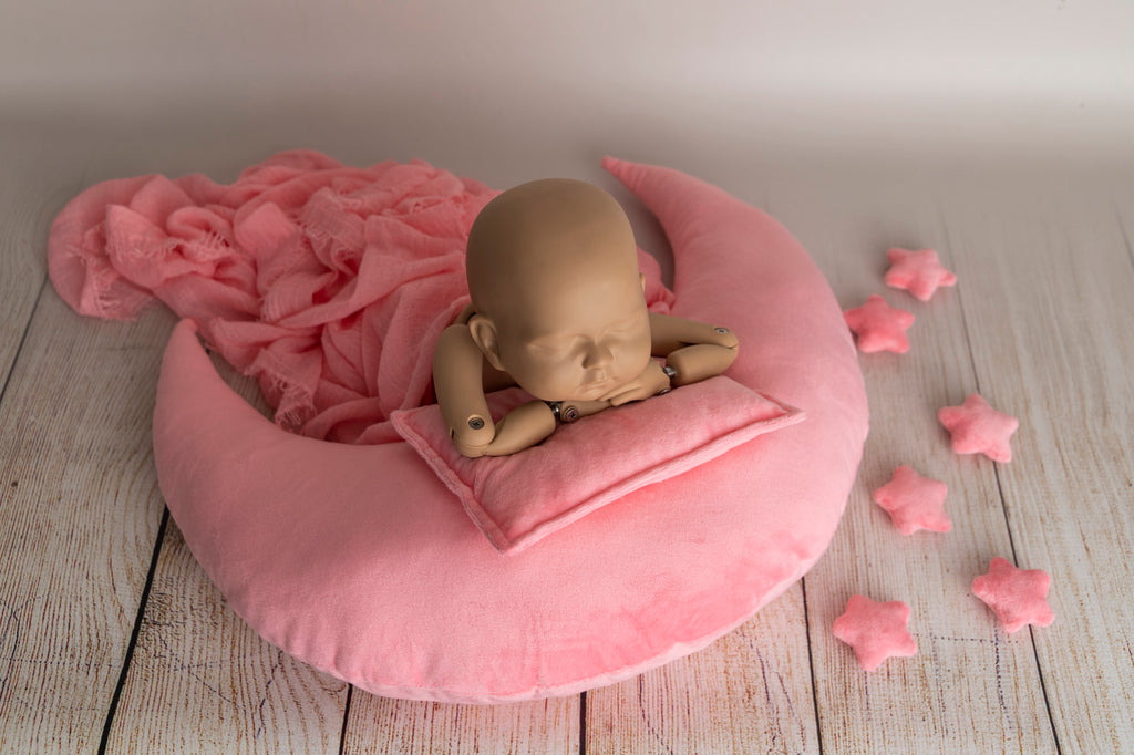 Moon Pillow Set - Pink