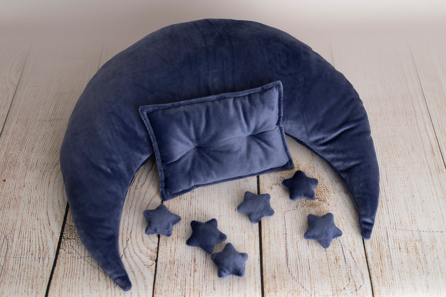 Moon Pillow Set - Blue