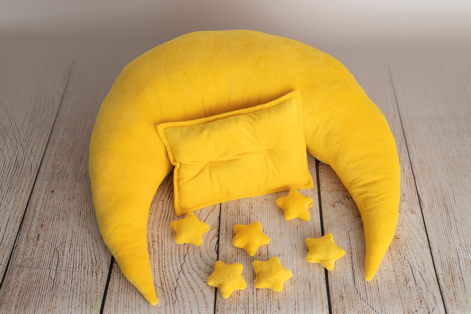 Dazzling, handmade Moon Pillow set for newborn photography. This is a must-have item for every newborn photographer.