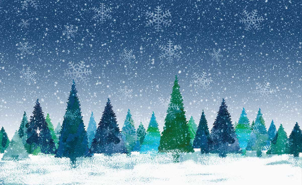Studio Christmas Backdrop NAV100