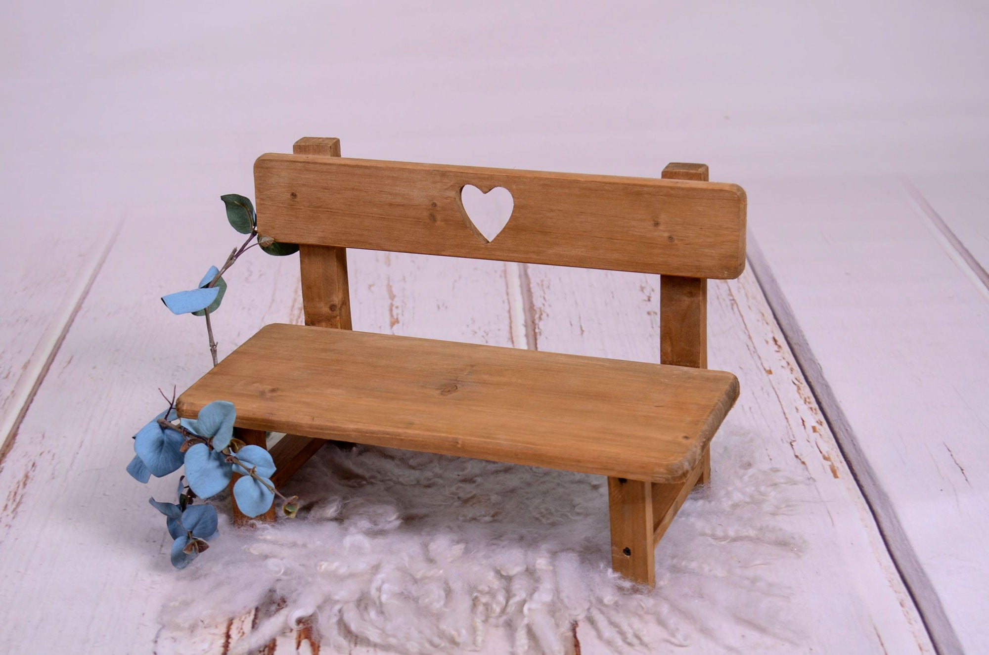 Handmade Rustic Park Bench - Newborn Photography Props – Newborn Studio ...