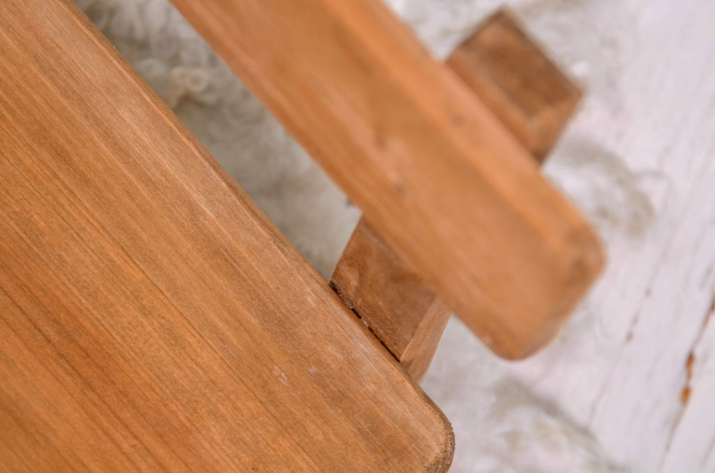 Park Bench - Heart Center - Brown