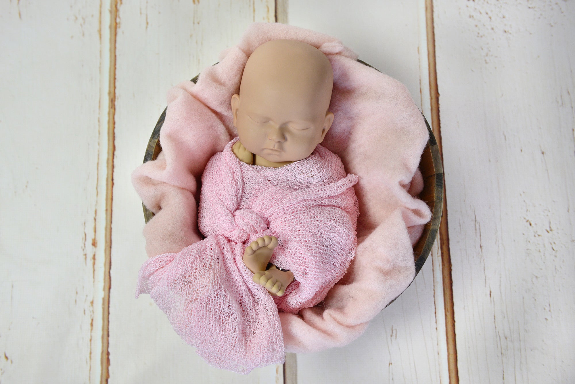 Wool Wrap - Light Pink-Newborn Photography Props