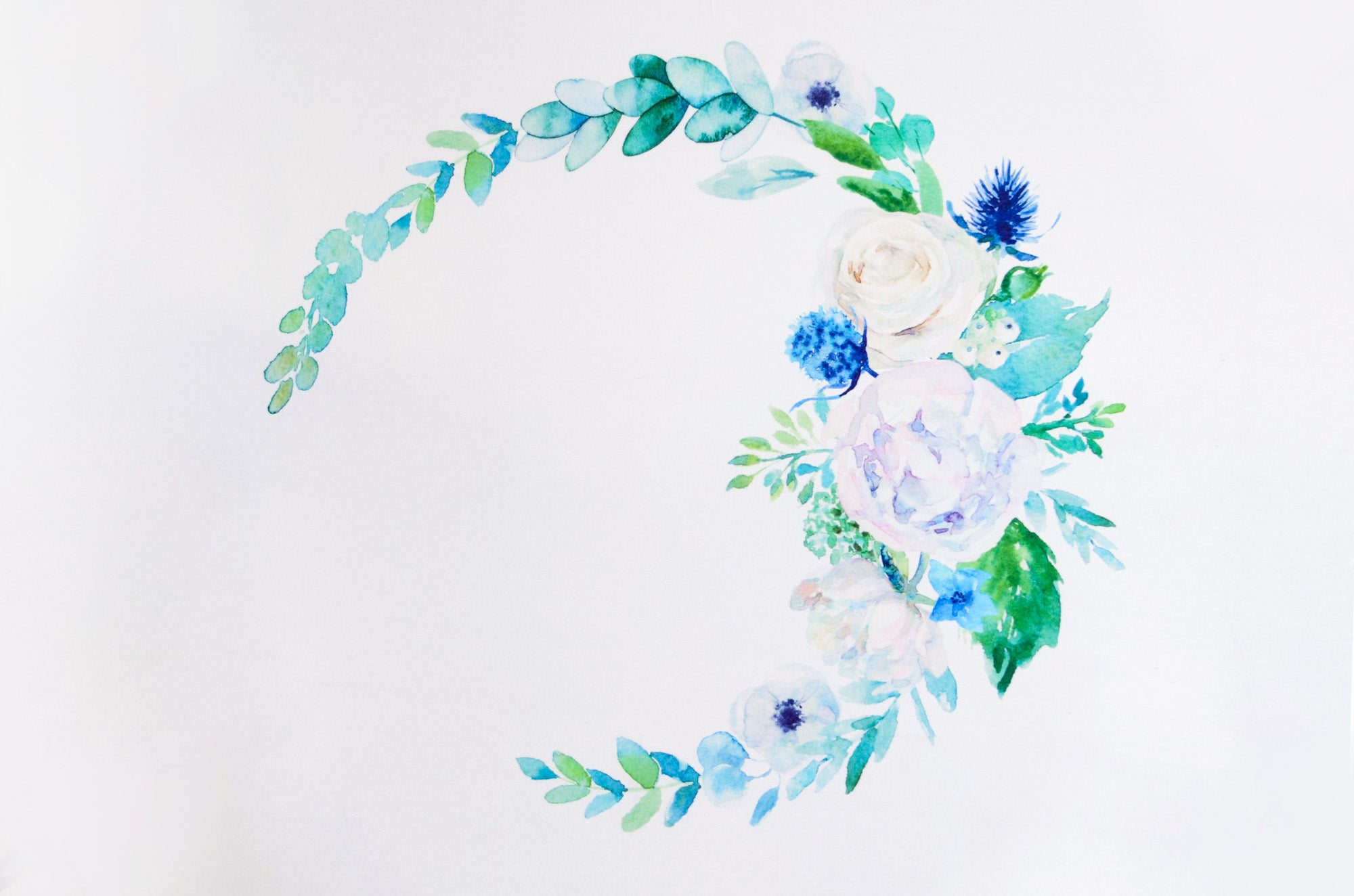 Printed Fabric - Winter Wildflowers