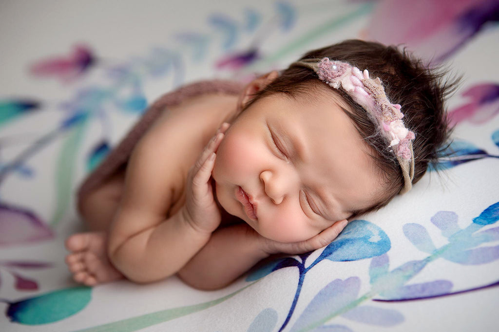 Printed Fabric - Blue Buttercup