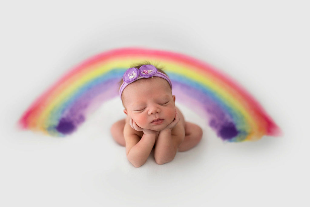 Printed Fabric - Rainbow