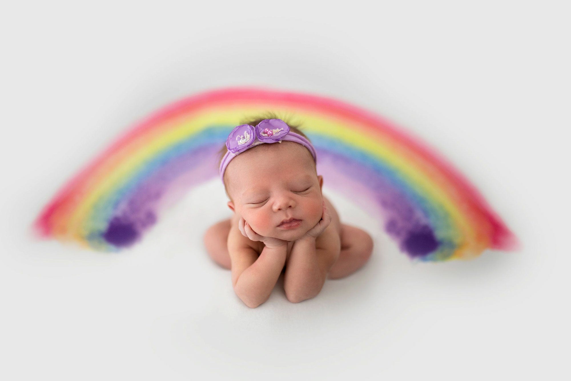 Printed Fabric - Rainbow