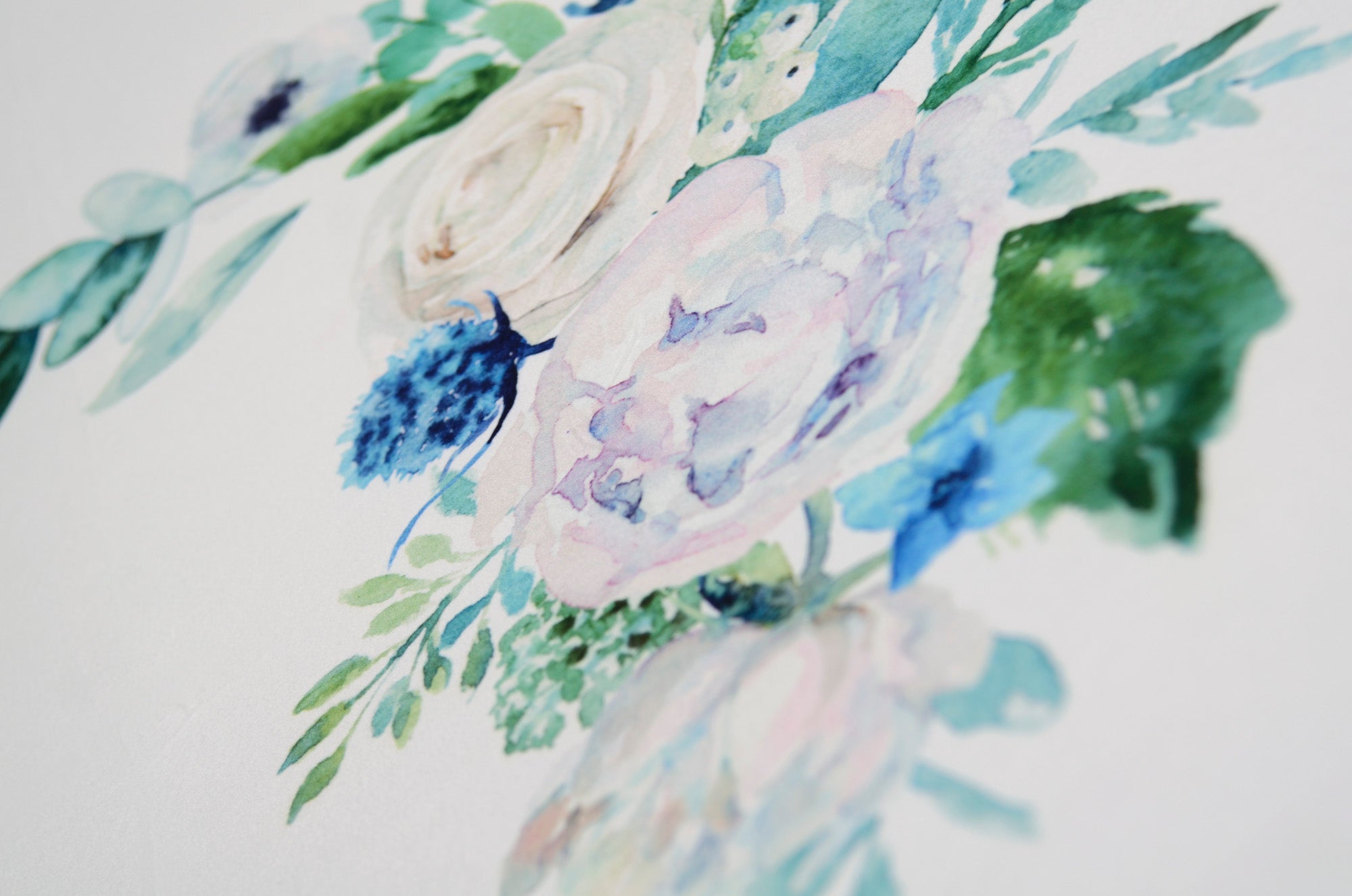 Printed Fabric - Winter Wildflowers