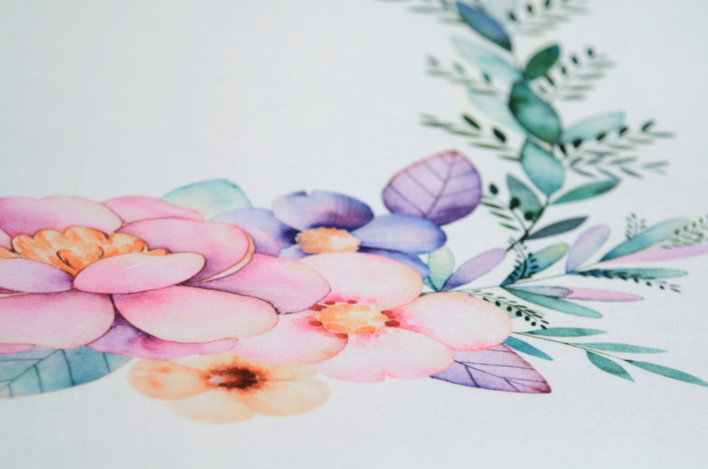 Printed Fabric - Water Lilies