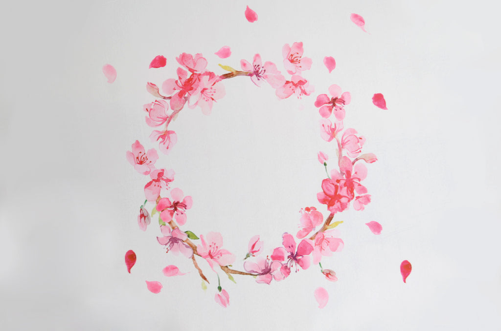 Printed Fabric - Cherry Blossoms