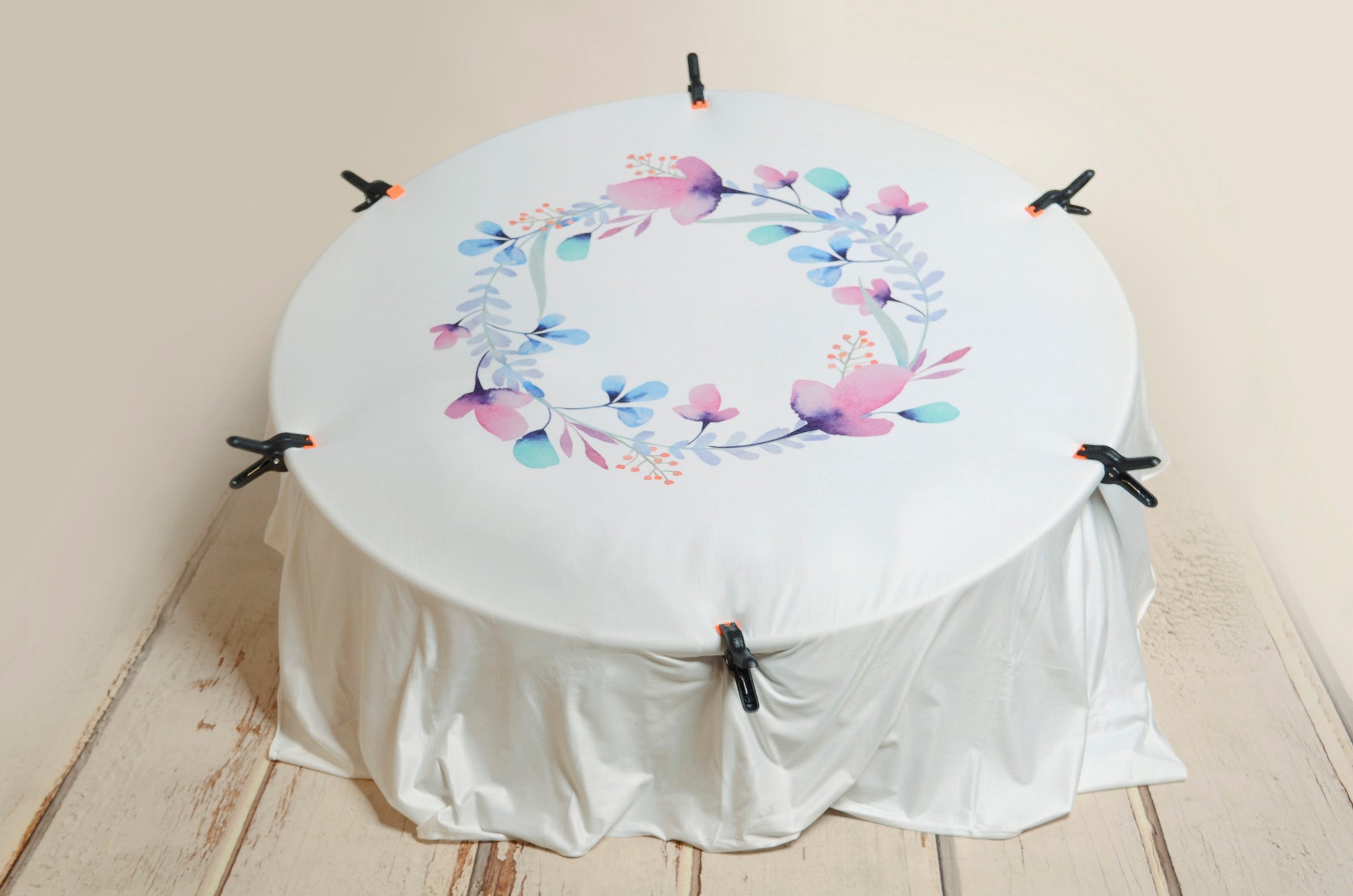 Printed Fabric - Blue Buttercup