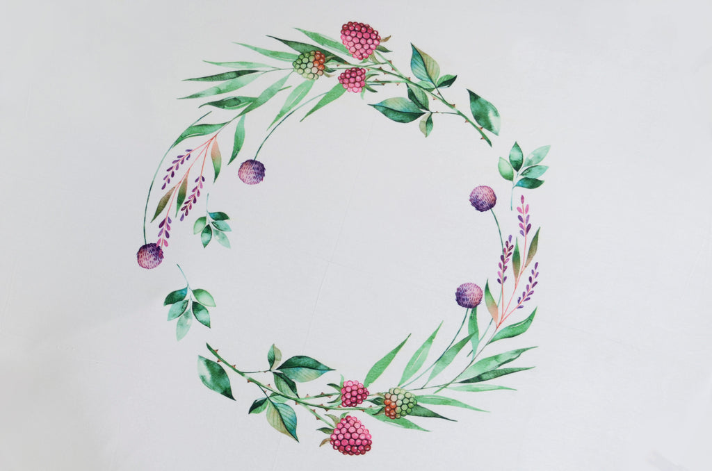 Printed Fabric - Raspberries