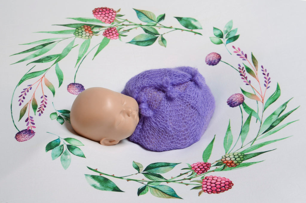 Printed Fabric - Raspberries