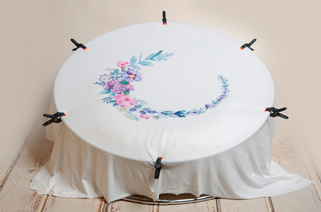 Printed Fabric - Violets