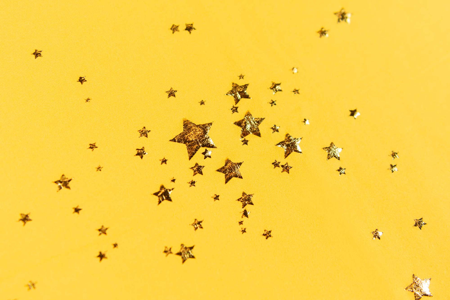 Printed Fabric - Starry Mustard