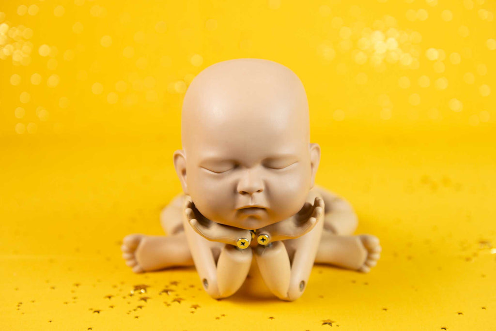 Printed Fabric - Starry Mustard