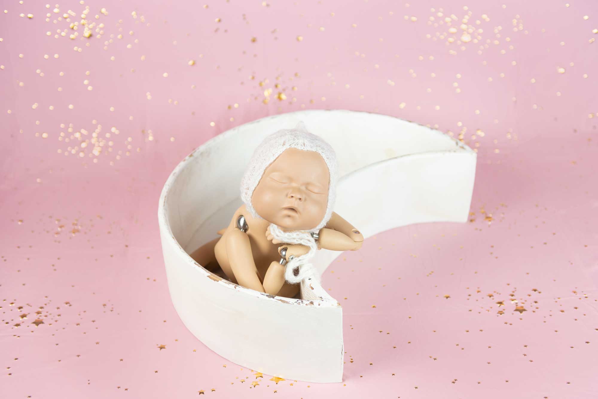 Printed Fabric - Starry Pink