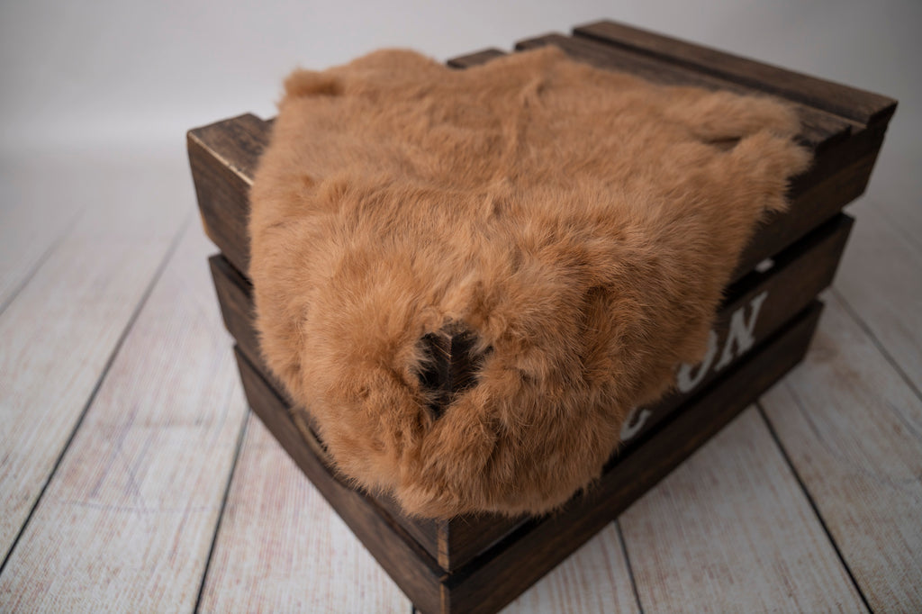 Rabbit Faux Fur - Coffee