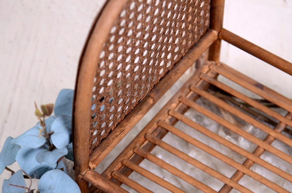 Rustic Rattan Bed - Model 3