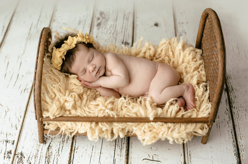 Rustic Rattan Bed - Model 3