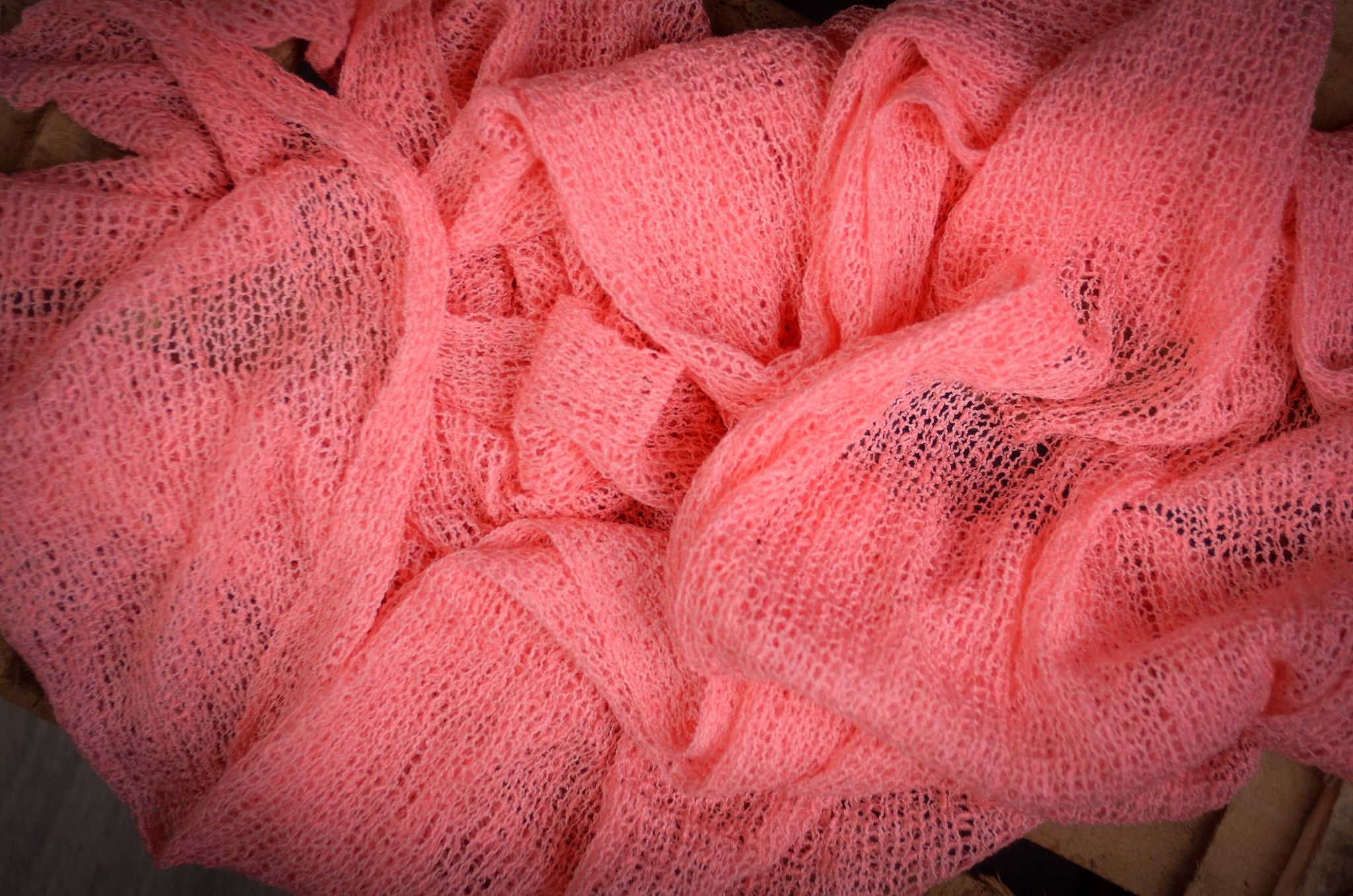 Stretch Knit Baby Wrap - Dark Pink-Newborn Photography Props