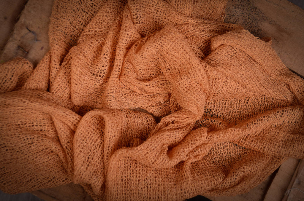 Stretch Knit Baby Wrap - Mustard-Newborn Photography Props