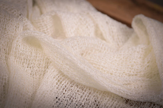 Stretch Knit Baby Wrap - Off White