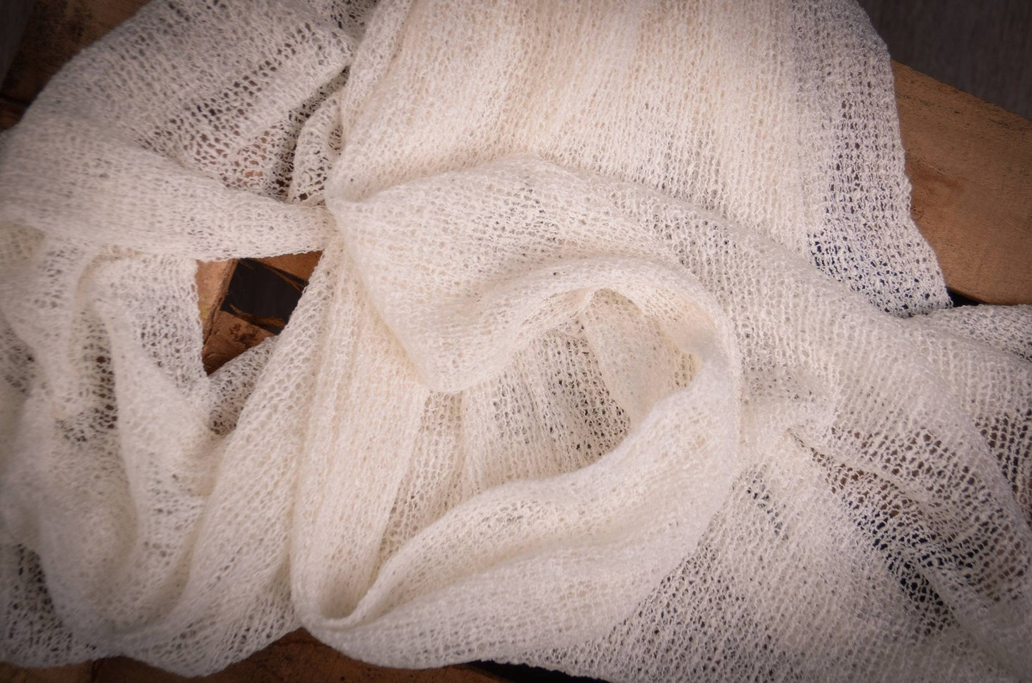 Stretch Knit Baby Wrap - White