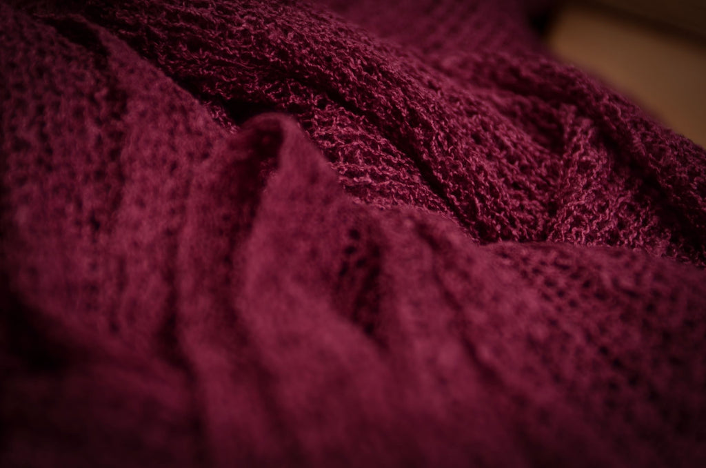 Stretch Knit Baby Wrap - Plum-Newborn Photography Props